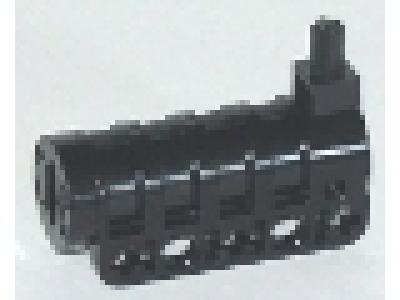 Lego Technik Abschussvorrichtung,  schwarz
