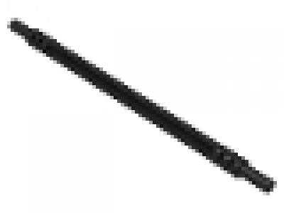 Flexachse 11 cm lang schwarz