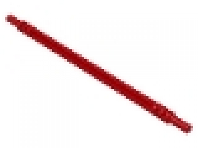 Flexachse 12 lang  rot