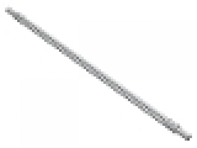 Flexachse 19 lang, flat silver