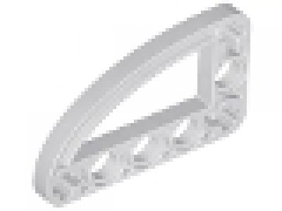 Lego Technic Liftarm (Vierteloval) 3x5 neues hellgrau