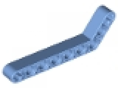 LEGO Technic Liftarm (gewinkelt) 3 x 7 mittelblau