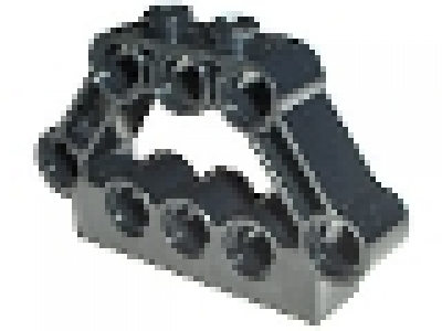 Lego Pin Konverter Block 1x5x3, schwarz 32333, neu