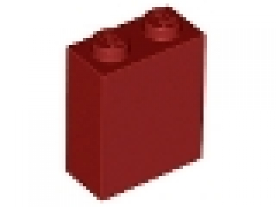 Säulenstein 1 x 2 x 2 dunkelrot 3245b