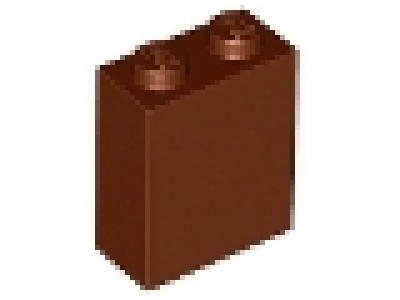 Säulenstein 1 x 2 x 2 rotbraun 3245b