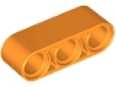 Lego Liftarm 1 x 3 orange