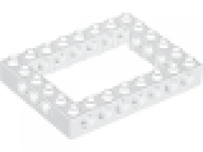 Lego Technik Lochbalkenrahmen 6 x 8 weiß