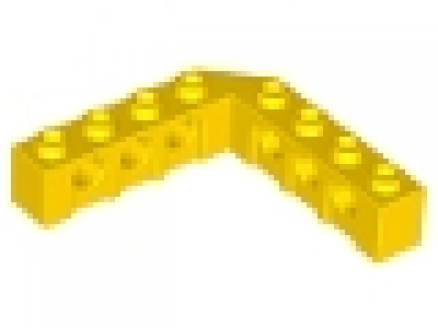Technikstein Corner, 1 x 4 x 1 x 4, gelb