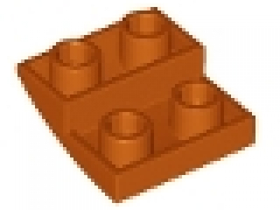 LEGO Schrägstein invers 2 x 2 x 2/3 dunkelorange, 32803