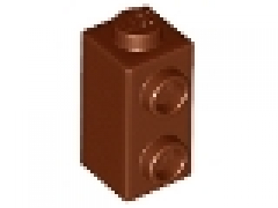 LEGO Stein, Modified 1 x 1 x 1 2/3 with Studs on Side rotbraun 32952, neu