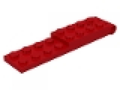LegoScharnierplatte 2x8x0.66 rot