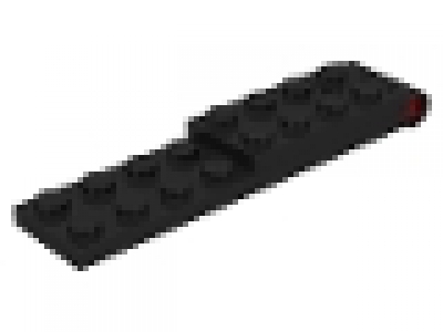 Lego Scharnierplatte 2x8x0.66 schwarz