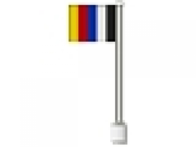 Flagge mit Streifen