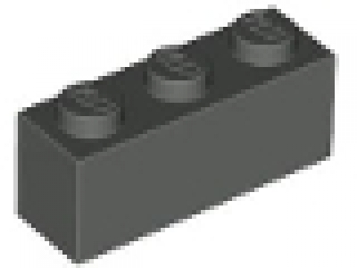 Stein 1x3 altes dunkelgrau