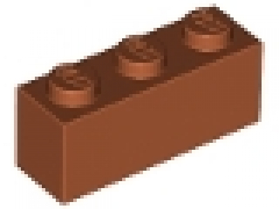 Stein 1x3 dunkelorange