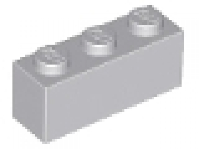 Stein 1x3 neues hellgrau