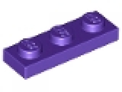 Platte 1x3 lila