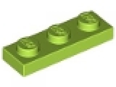 Platte 1x3 lime