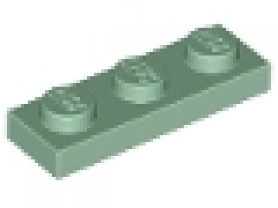 Platte 1x3 sandgrün