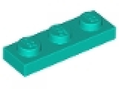 Platte 1x3 türkis