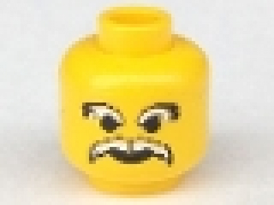 Minifig Kopf gelb 3626bp61