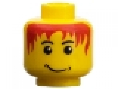 Minifig Kopf gelb 3626bpb0050