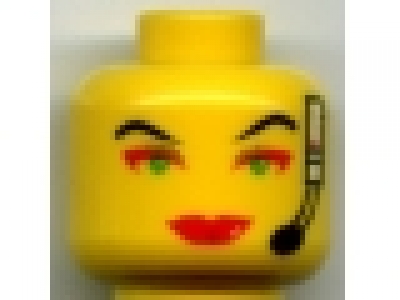 Minifig Kopf gelb 3626bpb0056