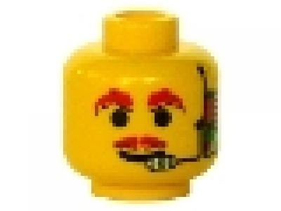 Minifig Kopf gelb 3626bpb0057