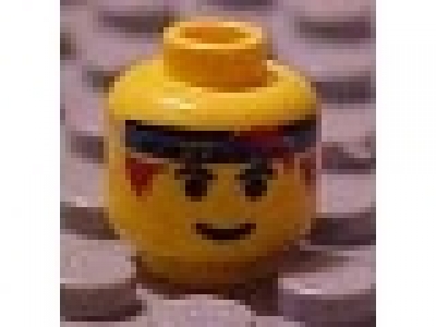 Minifig Kopf gelb 3626bpb100