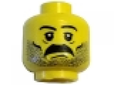 Minifig Kopf gelb 3626bpb0172