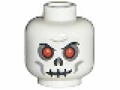 Minifig Kopf weiß, 3626bpb0269