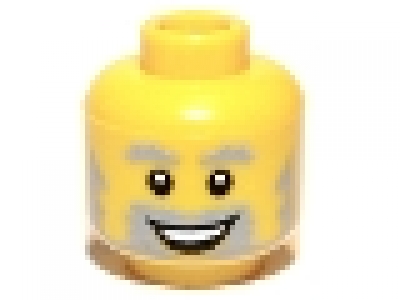 Minifig Kopf gelb 3626bpb0514