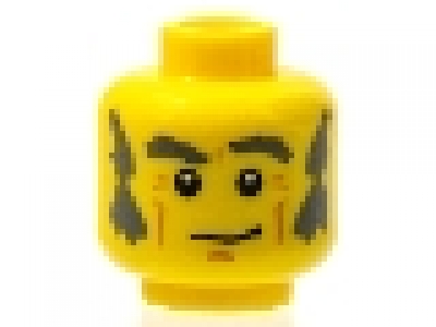 Minifig Kopf gelb 3626bpb0609