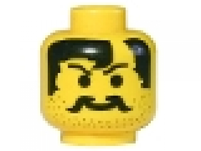 Minifig Kopf gelb 3626bpx108