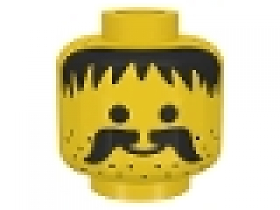 Minifig Kopf gelb, 3626bpx13