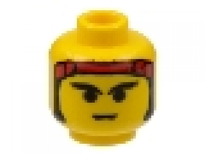 Minifig Kopf gelb 3626bpx6