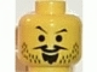 Minifig Kopf gelb 3626bpx81