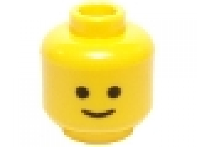 Minifig Kopf gelb 3626p01  ( standard )