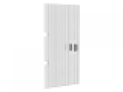 Holztür mit senkrechten Rillen 1x4x6 transparent