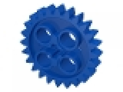 Lego Technic Zahnrad 24 Zähne blau
