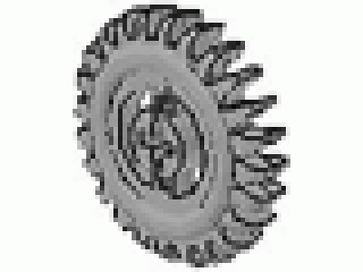 Lego Technic Zahnradkrone 24 Zähne neues hellgrau