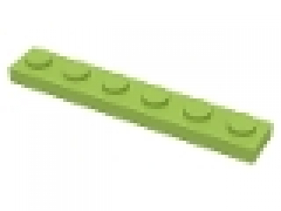 Platte 1x6 lime