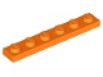 Platte 1x6 orange neu