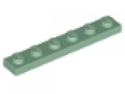 Platte 1x6 sandgrün