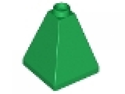 Dachspitze 75° 2x2x2 grün, neu