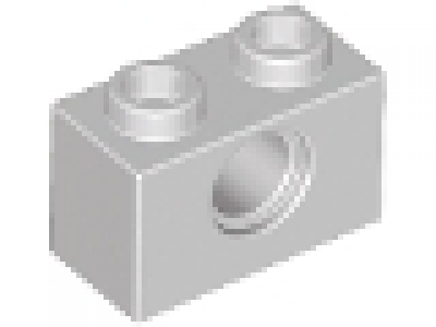 Schnäppchen 50 x Technikstein 1x2 altes hellgrau