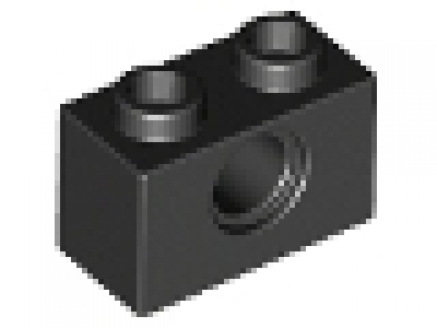 Schnäppchen 50 x Technikstein 1x2 schwarz
