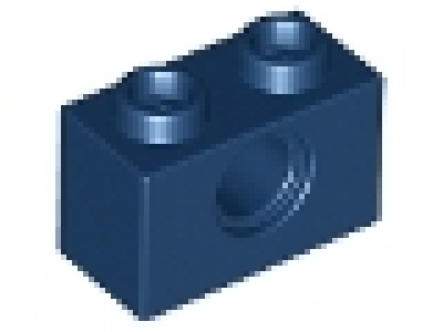 Technikstein 1x2 dunkelblau