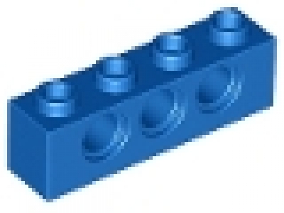 Technikstein 1x4 blau