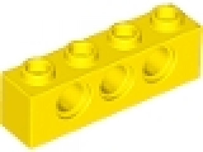 Technikstein 1x4 gelb